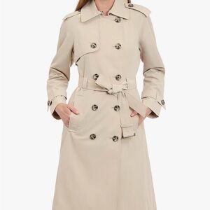 London Fog Beige Belted Coat
